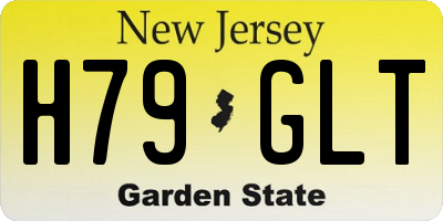 NJ license plate H79GLT