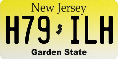 NJ license plate H79ILH