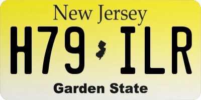 NJ license plate H79ILR