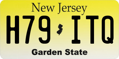 NJ license plate H79ITQ