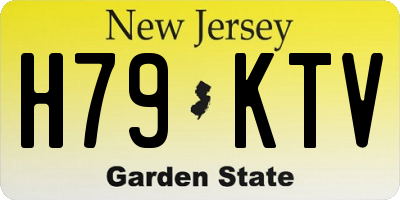 NJ license plate H79KTV