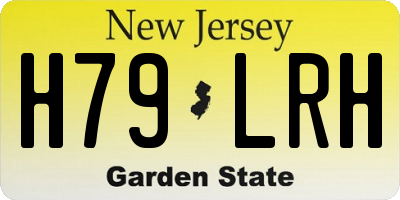 NJ license plate H79LRH