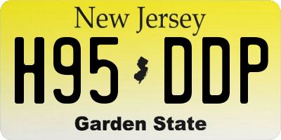 NJ license plate H95DDP