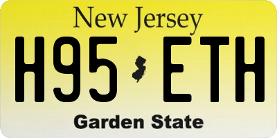NJ license plate H95ETH