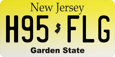NJ license plate H95FLG