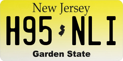 NJ license plate H95NLI