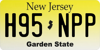 NJ license plate H95NPP