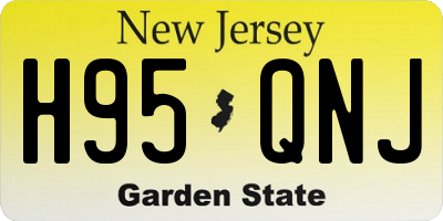 NJ license plate H95QNJ