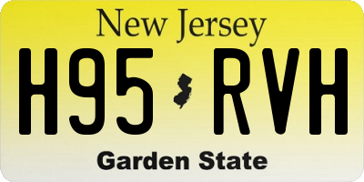 NJ license plate H95RVH