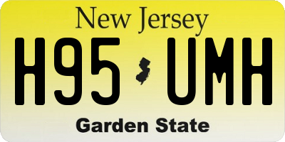 NJ license plate H95UMH