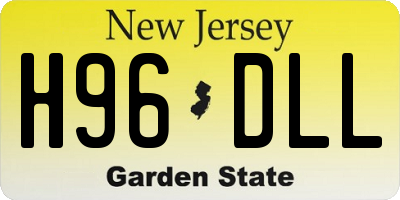 NJ license plate H96DLL