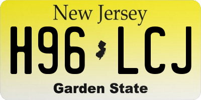 NJ license plate H96LCJ