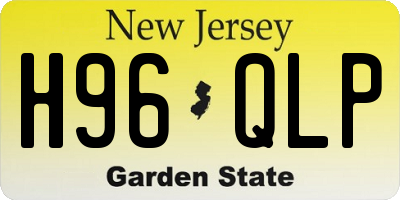 NJ license plate H96QLP