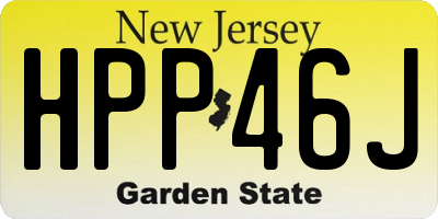 NJ license plate HPP46J