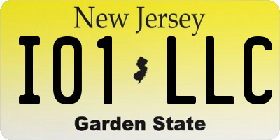 NJ license plate I01LLC