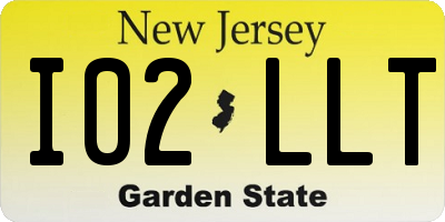 NJ license plate I02LLT