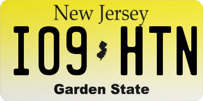 NJ license plate I09HTN