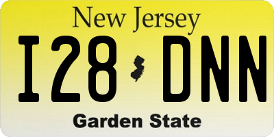 NJ license plate I28DNN