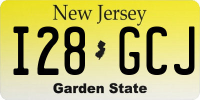 NJ license plate I28GCJ