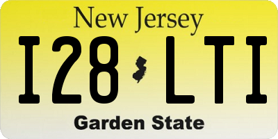 NJ license plate I28LTI