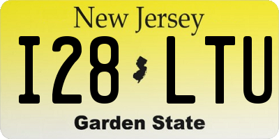 NJ license plate I28LTU