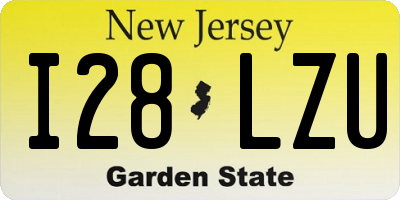 NJ license plate I28LZU