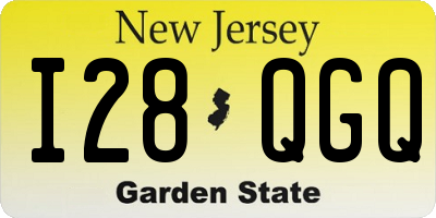 NJ license plate I28QGQ