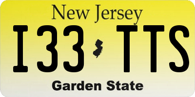 NJ license plate I33TTS