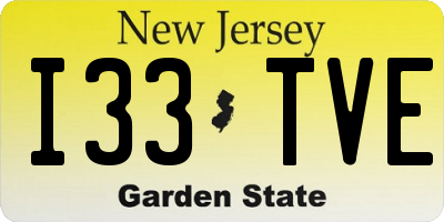 NJ license plate I33TVE