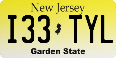 NJ license plate I33TYL