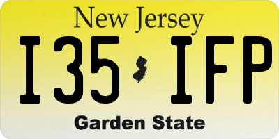 NJ license plate I35IFP