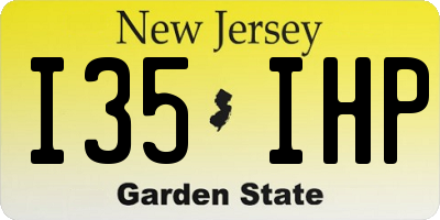 NJ license plate I35IHP