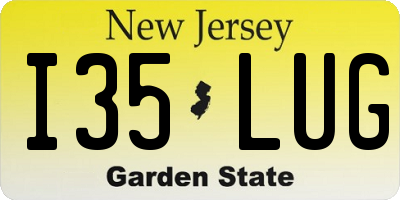 NJ license plate I35LUG