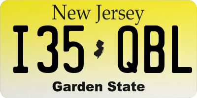 NJ license plate I35QBL