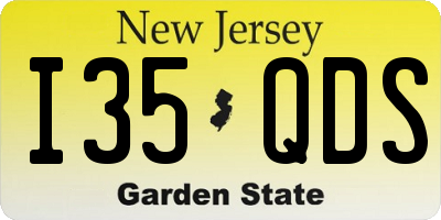 NJ license plate I35QDS