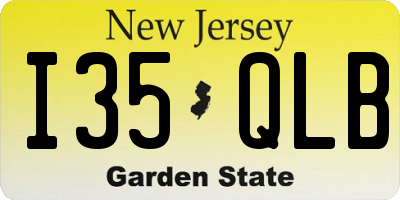 NJ license plate I35QLB