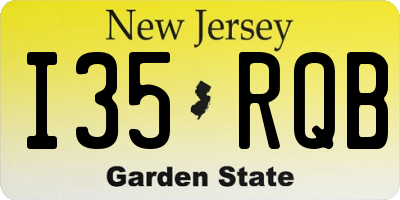 NJ license plate I35RQB