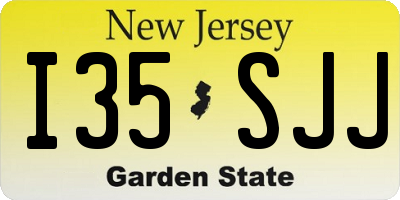 NJ license plate I35SJJ