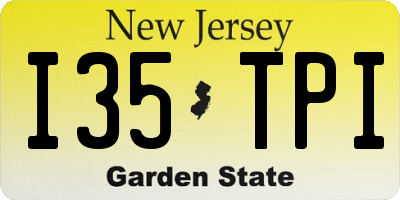 NJ license plate I35TPI