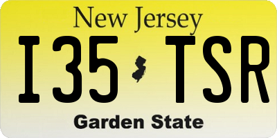 NJ license plate I35TSR