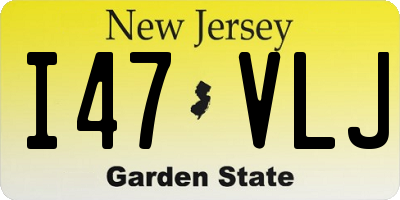 NJ license plate I47VLJ