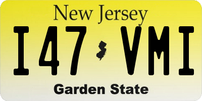 NJ license plate I47VMI