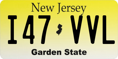NJ license plate I47VVL