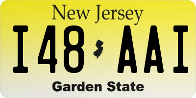 NJ license plate I48AAI