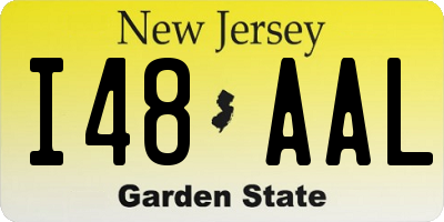 NJ license plate I48AAL