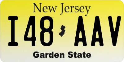 NJ license plate I48AAV