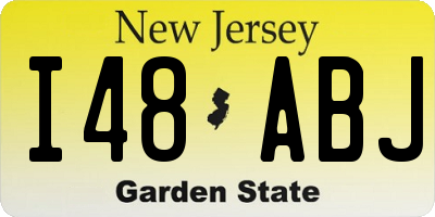 NJ license plate I48ABJ