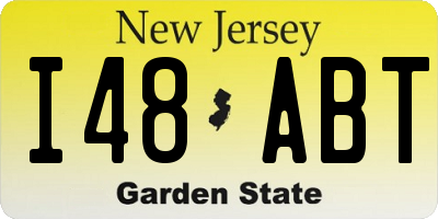 NJ license plate I48ABT