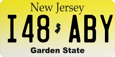 NJ license plate I48ABY