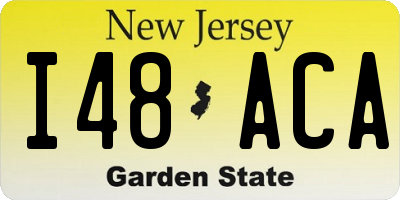NJ license plate I48ACA